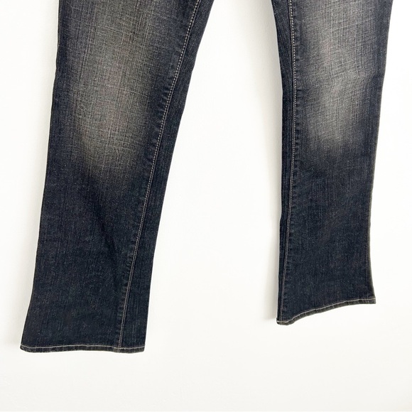 NEW Deadstock Old Navy Y2K Black Ultra Low Rise Bootcut Jeans Vtg Size 2 short - Picture 6 of 12